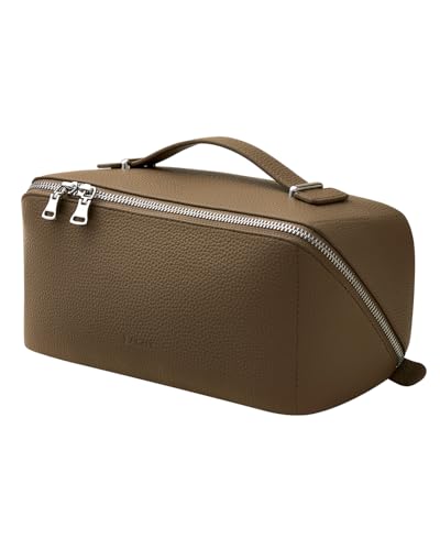EACHY Travel Makeup Bag Organizer, Toiletry Bag for Women, Cosmetic Pouch