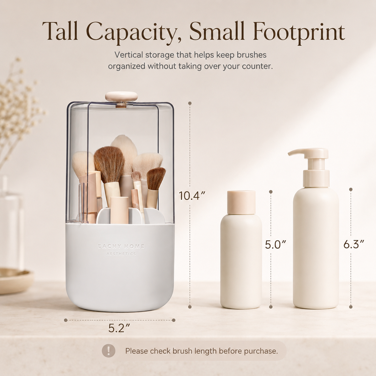 EACHY Makeup Brush Holder