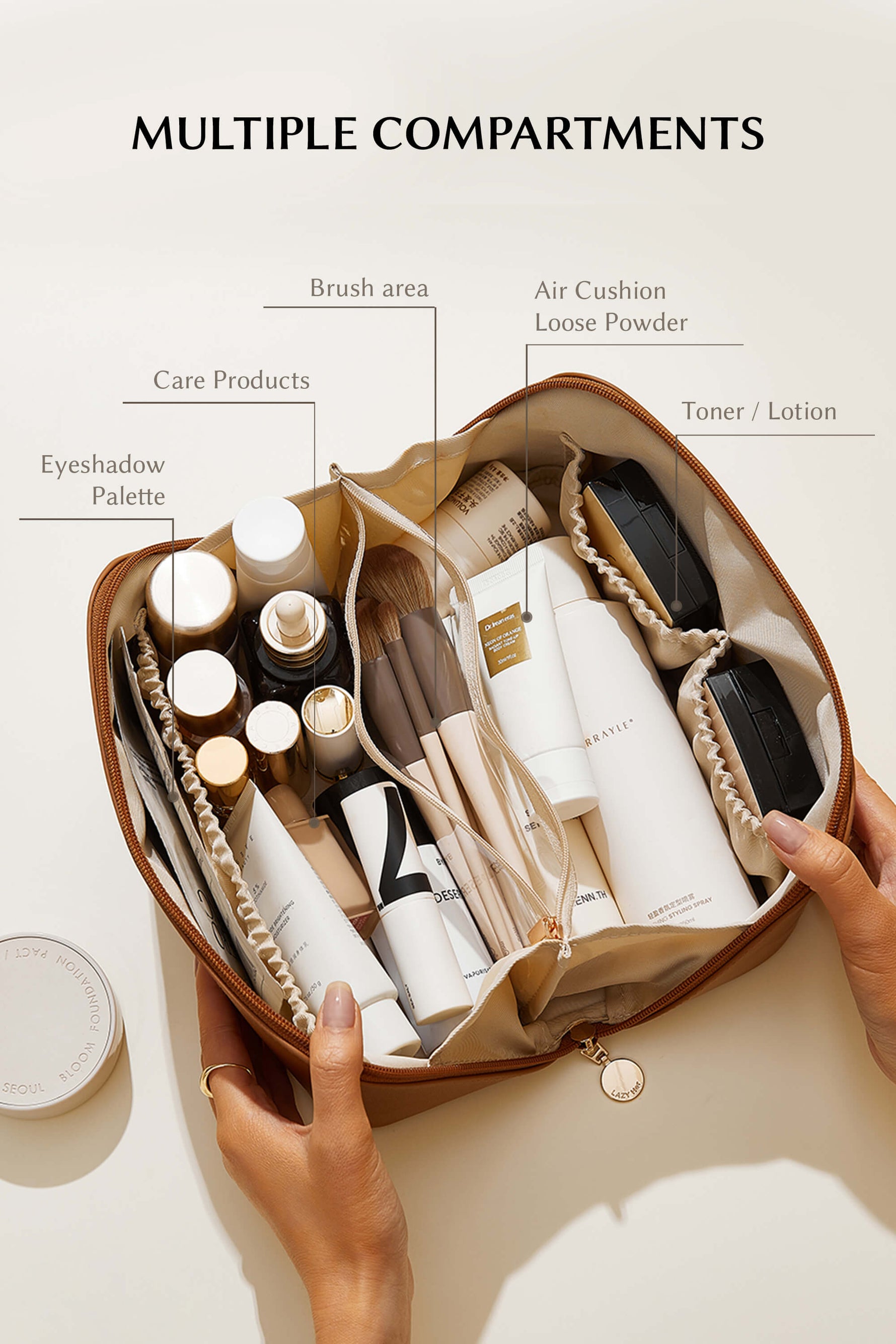 EACHY Travel Makeup Bag