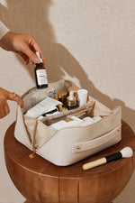 quilted makeup bag